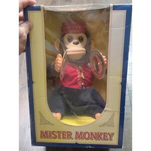 Charm Company Mister Monkey Battery Operated Cymbal Chimpanzee Toy 1999 RNC Pin